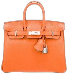 Luxury Orange Bags With Silver-tone Hardware, Orange Travel Bag With Silver-tone Hardware, Designer Orange Office Bags, Luxury Orange Office Bag, Designer Orange Formal Bags, Designer Orange Bags For Formal Occasions, Orange Bags With Silver-tone Hardware, Orange Bags With Palladium Hardware, Luxury Orange Formal Bag