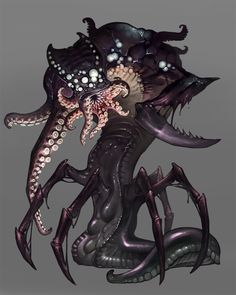 Fthagn by Scebiqu Lovecraftian Horror, Fantasy Creature, Space Fantasy, Fantasy Races