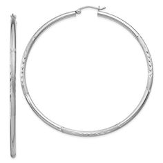 925 Sterling Silver 2.50mm Hoop Earrings Ear Hoops Set Fine Jewelry Gifts For Women For Her Bow Jewelry, Large Hoop Earrings, White Earrings, Fine Jewelry Gift, Jewelry Companies, Sterling Silver Hoops, Black Bow, Selling Jewelry, Silver Hoops