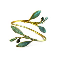 Greek Olive Branch Bracelet Elia by Ilios, Greek Jewelry, Greek Bracelet, Olive Leaf Bracelet, Olive Leaf Jewelry, Greek Wedding, Greece Handmade Adjustable Nature-inspired Cuff Bracelet, Adjustable Nature-inspired Bangle As A Gift, Wearable Art Green Bangle Jewelry, Adjustable Nature-inspired Cuff Bangle Bracelet, Handmade Nature-inspired Bangle As Gift, Adjustable Handmade Nature-inspired Bangle, Nature-inspired Adjustable Bracelet Jewelry, Adjustable Nature-inspired Bracelet Jewelry, Adjustable Nature-inspired Jewelry Bracelet