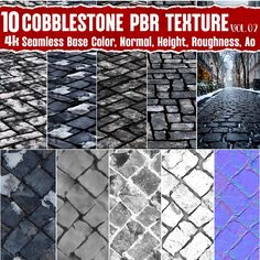 10 cobblestone pst textures vol 2