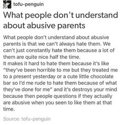 an article about what people don't understand about abusive parents