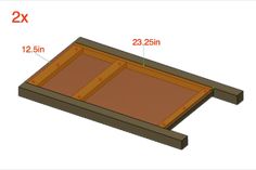 the measurements for a wooden table top