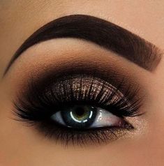 Natural Eye Makeup Tutorial, Makeup Christmas, Christmas Simple, Gold Eye Makeup, Smokey Eye Makeup Tutorial, Hooded Eye Makeup