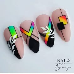 Line Nail Art, Unghie Nail Art, Nagellack Trends, Geometric Nail Art, Matte Nails Design, Lines On Nails, Geometric Nail