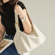 Free U.S. shipping. Style: Classic, Commuting , color:Beige, suite for season：Spring, Summer, Autumn, Winter ，Anniversary, Going out, Travel, Work, Material Genuine Leather, Beige Leather Wide Strap Shoulder Bags Large Tote Bags for Women Winter Anniversary, Vintage Soft, Large Tote Bag, Large Tote, Wide Straps, Large Bags, White Vintage, Soft Leather, Bucket Bag