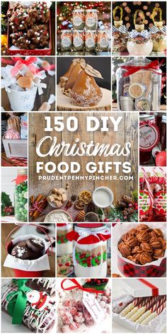 christmas food gifts that are easy to make and can be used as gift baskets, cookies or desserts