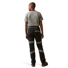 Easy to pull on, protective, and styled for your body, this pant was built to support solid efforts on the worksite. High-wear zones are reinforced with ultra-durable stretch Cordura® panels for added protection and reflective details keep you seen. Rebar DuraStretch Pull-On Slim Leg Pant | Product Features : 0 : Drawcord for easy pull on access|Reflective trims for low-light work conditions|Reflective heat transfers with patented tape | Women's Rebar DuraStretch Pull-On Slim Leg Pant in Black 7 Panel Fabric, Light Work, Slim Leg Pants, The Freedom, Slim Leg, Black 7, Low Light, All Colors, Slim Legs