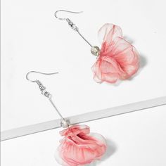 Adorable Pink Flower Dangle Earrings. Perfect For All Your Outfits This Summer. Eardrop 3” Flower Dangle Earrings, Flower Drop Earrings, Pink Flower, This Summer, Pink Flowers, Pink Ladies, Medicine, Dangle Earrings, Jewelry Earrings