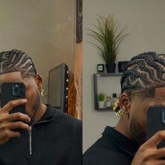 Fulani Braids Men, Freestyle Braids, Twist Hair Men, Cornrow Styles For Men, Cornrow Braids Men, Protective Style Braids, Black Hair Inspiration