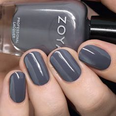 Nail Polish Tips, Gray Nail Polish, Nail Polish Dry Faster, Gray Nail, Sally Hansen Nail Polish, Grey Nail Polish, Nail Polish Nail Art, Sally Hansen Nails, Picture Polish