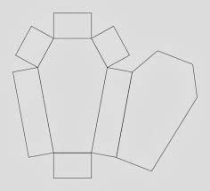 the outline of a vase is shown in black and white