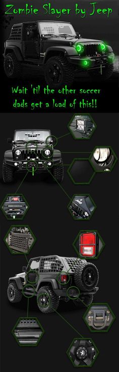 an info sheet describing the different types of vehicles that can be seen in this image