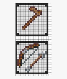 Perler Bead Minecraft, Packing List Template, Aphmau Fanart, Obituaries Template, Perler Bead Templates, Bead Sprite, Minecraft Pixel Art, Bow And Arrow