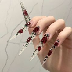 Goth Nails, Grunge Nails, Crazy Nails, Diy Nail Art, Trendy Swimwear, Instagram Highlights, Fire Nails, Dope Nails