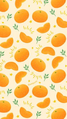 an orange pattern on a white background