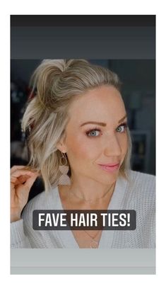 mandysims on Instagram: Myth buster: they do not ruin your hair 😉… just CUT ‘EM OUT!! #hair #reelhair #finehair #easyhair #everydayhair #finehairstyles #love… Myth Busters, Burts Bees, Fresh Look, Hair Ties, Hair Ideas, Easy Hairstyles