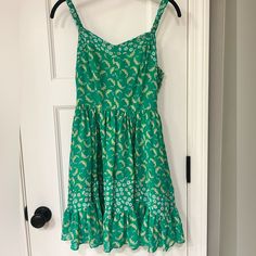 Nwot Brand: Lc Lauren Conrad Size: 2 Green Summer Sundress For Daytime, Green Sundress For Daytime, Green Summer Daytime Dresses, Green Summer Dresses For Daytime, Green Cotton Lined Mini Dress, Green Sleeveless Daytime Dress, Green Sundress Mini Dress For Daytime, Green Cotton Sundress For Brunch, Summer Midi Dress In Green