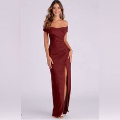 - Never Worn - Sparkly Red Off-shoulder Maxi Dress For Date Night, Red Off-shoulder Maxi Dress For Party, Royal Blue Bodycon Dress, Black Party Dresses Short, Illusion Dress Prom, Navy Blue Homecoming Dress, Dresses Windsor, Navy Blue Formal Dress, Fitted Bodycon Dress