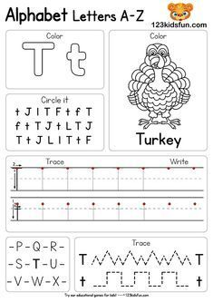 alphabet letters and numbers worksheet for kids to practice their handwriting skills, including the letter