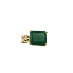 14K Yellow Gold Emerald Pendant JAGi Certified  This stunning pendant features one emerald cut natural emerald (8.6 mm x 7.5 mm) set in classic 14K yellow gold.  Emerald weight: 2.02 ct.  Size: 14 mm x 7.5 mm  Stamped: 14K  Weight:  0.8 dwt./ 1.25 gr.  JAGi Certificate included.  *Chain not included.  Very good condition, professionally polished.  Will come packaged in a gift box or pouch (when possible) and will be shipped U.S. Priority Mail Insured. Gold Emerald Cut Emerald Necklace, Classic Gold Emerald Cut Emerald Necklace, Classic Gold Emerald Cut Necklace, Classic 14k Gold Emerald Cut Emerald Necklace, 14k Yellow Gold Emerald-cut Emerald Necklace, 14k Gold Emerald Cut Gemstone Necklace, Classic Yellow Gold Emerald Cut Necklace, Gold Emerald Cut Necklace For May Birthstone, Yellow Gold Emerald Jewelry With Rectangular Stone