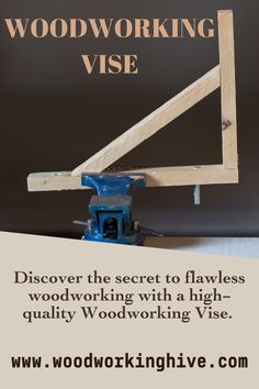 a woodworking vise is shown with the words'woodworking vise '