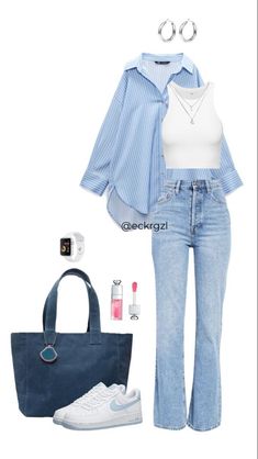 Casual College Outfits, Fashion Top Outfits, Trendy Outfits For Teens, Classy Work Outfits, Easy Trendy Outfits, Stylish Work Outfits