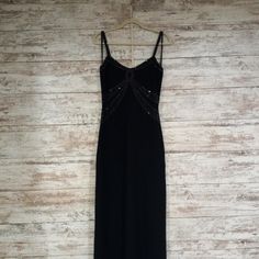 Black Long Dress Originally $1530 Gem Pattern Ribbed 36728 Long Black Dress, Long Dress, Maxi Dress, Womens Dresses, Dresses, Pattern, Black