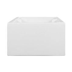 an empty white box on a white background