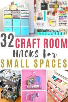 some craft room hacks for small spaces