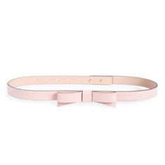 Cinch Your Waist With This Rich Leather Belt Centered With A Delightful Bow And Fastened With Push Studs. Push Pin Closure. Center Front Bow Design. Leather 19mm Bow Color Pink Shadow (652) Sizes: S, L, Pink Bow Belt, Gold Glitter Bow, Glitter Bag, Pink Belt, Crystal Belt, Blue Belt, Bow Belt, Belt Style, Kate Spade Accessories