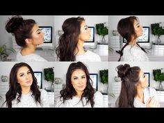 Attention fine haired gals! Whether you have short, shoulder length, or long hair, we've curated 23 step-by-step updos for thin hair you'll love. Easy Straight Hairstyles, Easy Work Hairstyles, Straight Hairstyle, Hairstyle Easy, Easy Updo Hairstyles, Easy Hairdos, Hairstyle Fashion, Easy Bun Hairstyles