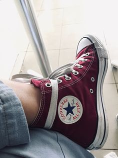 Red All Star, Flexible Shoes, Preppy Shoes, Converse Star, Girly Shoes