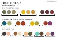 Best Colors For True Autumn, True Autumn Best Colors, Classic Autumn Color Palette Outfits, True Autumn Worst Colors, True Autumn Patterns, Soft Natural True Autumn, True Autumn Color Palette Fashion, True Autumn Eyeshadow, True Autumn Color Combinations