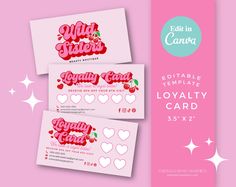 three valentine's day candy bar wrappers on a pink background