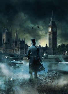 La estafa del "diario" de Jack el Destripador | Pombo & Pombo Publishing Design, Victorian London, Dark City, 다크 판타지, Odaiba, Steampunk Art, Gothic Art, Dieselpunk