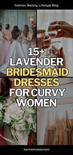 15+ lavender bridesmaid dresses for curvy women that blend elegance with comfort, ensuring every bridesmaid feels beautiful on the big day. Perfect for classy wedding invitations and stunning altar ideas, these dresses will complement any wedding theme, making your princess bride vision come to life. Bridesmaid Dresses For Curvy, Dresses For Curvy Women, Multiway Bridesmaid Dress, Fall Winter Wedding, Lavender Bridesmaid