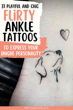 Flirty Ankle Tattoos Bold And Beautiful