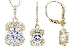 Vanna K™ for Bella Luce® 7.13ctww 8mm Square Cushion and Mix Size Round White Diamond Simulant Eterno® 18k Yellow Gold Over Sterling Silver Pendant With Chain Measures Approximately 0.81"L x 0.37"W, Bail 1mm, Chain Measures 18"L with 2"Extender, Spring Ring Closure. a Formal Jewelry Sets With Diamond Accents, Yellow Gold Cubic Zirconia Jewelry Sets, Yellow Gold Cubic Zirconia Jewelry Sets With Matching Earrings, Yellow Gold Jewelry Sets With Diamond-cut Cubic Zirconia, Formal Fine Jewelry Sets With Round Cut, Fine Jewelry Sets In Yellow Gold With Diamond Cut, Yellow Gold Diamond Cut Fine Jewelry Sets, Formal Yellow Gold Jewelry Sets, Dazzling Yellow Gold Jewelry Sets With Cubic Zirconia