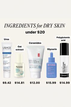 Ingredients For Dry Skin, Dry Skin Serum, Serums For Dry Skin, Best Hydrating Serum, Skincare Board, Skin Journey, Massage Routine, Super Dry Skin, Facial Massage Routine