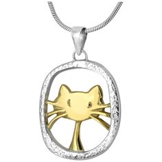 Cute Cat Sterling Necklace Paw Print Jewelry, Ribbon Jewelry, Fair Trade Jewelry, Printed Jewelry, Sterling Necklaces, Cat Jewelry, Cat Necklace, Reusable Grocery Bags, Pendant Design