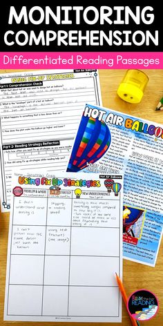 an interactive reading passage for the hot air balloon