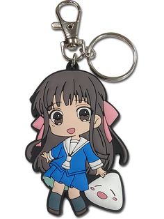 img Fruits Basket Characters, Honda Keychain, Pvc Keychain, Fruits Basket Manga, Yuki Sohma, Tohru Honda, Basket Anime, Fruits Basket Anime, Clay Crafts Air Dry