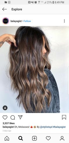 Brunette Balayage Hair, Brown Hair Balayage, Balayage Brunette, Brown Blonde Hair, Hair Color And Cut, September 7