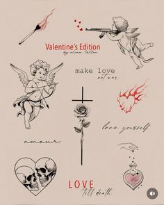 valentine's day tattoo designs