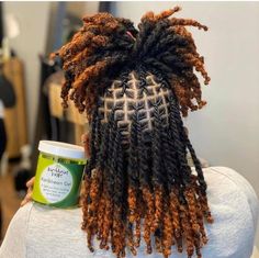 Dreadlocks styles | Two strands twist and style❤️ | Facebook Marley Locs, Loc Updos, Women Locs, Colored Locs, Loc Ideas, Natural Hair Salon, Braids Wigs, Sisterlocks Styles