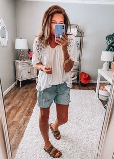 6 Budget-Friendly Casual Summer Outfits | Beverly Ennis Hoyle Daily Look Outfits Casual, Summer Outfits For Women Over 60 Casual, Summer Outfits 40's For Women, Summer Outfits Over 50 Casual, Over 50 Summer Outfits, Summer Shorts Outfits For Women, Daily Summer Outfits, Summer Outfits Over 40, Summer Outfits 2023 Over 40