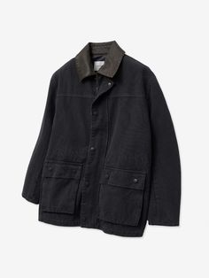 Composition : COTTON 100%Country of Origin : CHINA Navy Cotton Utility Jacket For Fall, Navy Utility Jacket For Fall, Navy Fall Sport Coat With Patch Pockets, Navy Cotton Sport Coat For Fall, Classic Navy Cotton Outerwear, Workman Jacket, Jackets Vintage, W Concept, Work Jackets