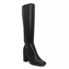 madden girl by Steve Madden Women's William Knee High Boot Black Dress Boots, Long Black Boots, William Black, Shoe Wardrobe, Shoe Company, Shoes Heels Pumps, Knee High Leather Boots, Vegan Shoes, Madden Girl