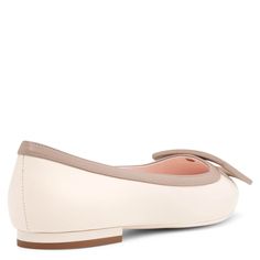 White and beige leather ballerinas from Roger Vivier. The Gommettine Bicolor ballet flats are made of soft nappa leather with a tapered toe and branded lacquered buckle.Leather soleTrue to sizeMade in Italy Roger Vivier, Nappa Leather, White Leather, Ballet Flats, Ballet, Buckle, Leather